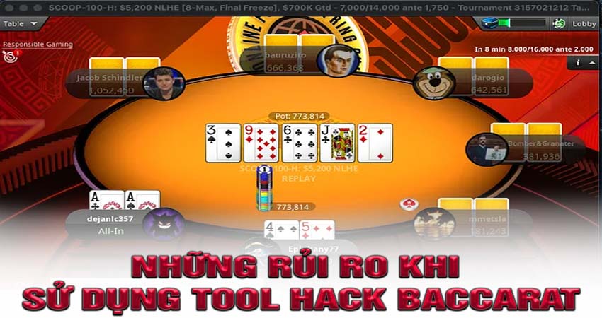 Những Rủi Ro Khi Sử Dụng Tool Hack Baccarat